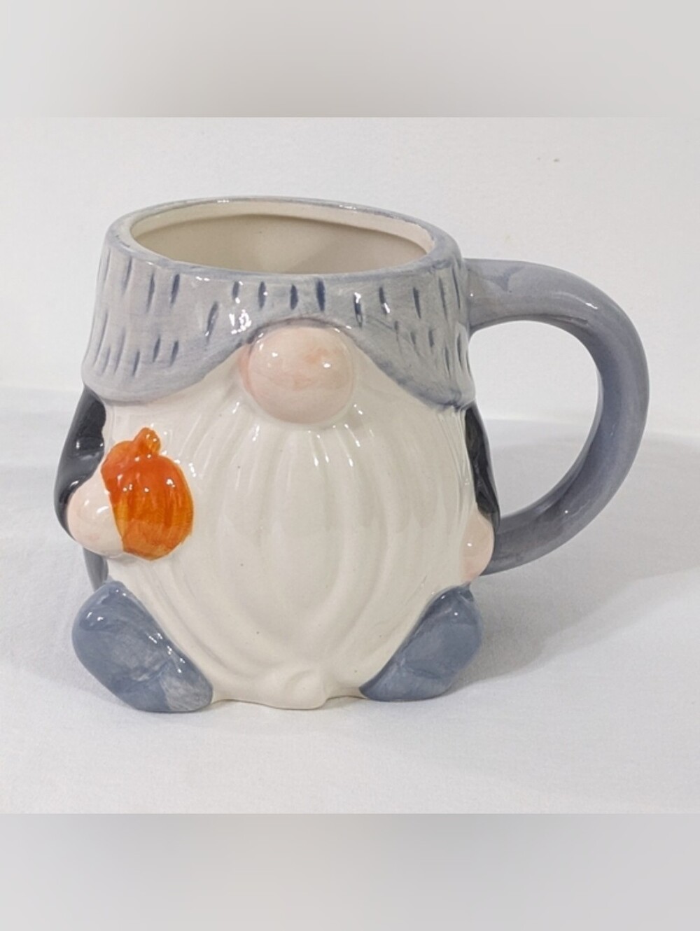 NEW Cute Gnome Fall Pumpkin Ceramic Mug